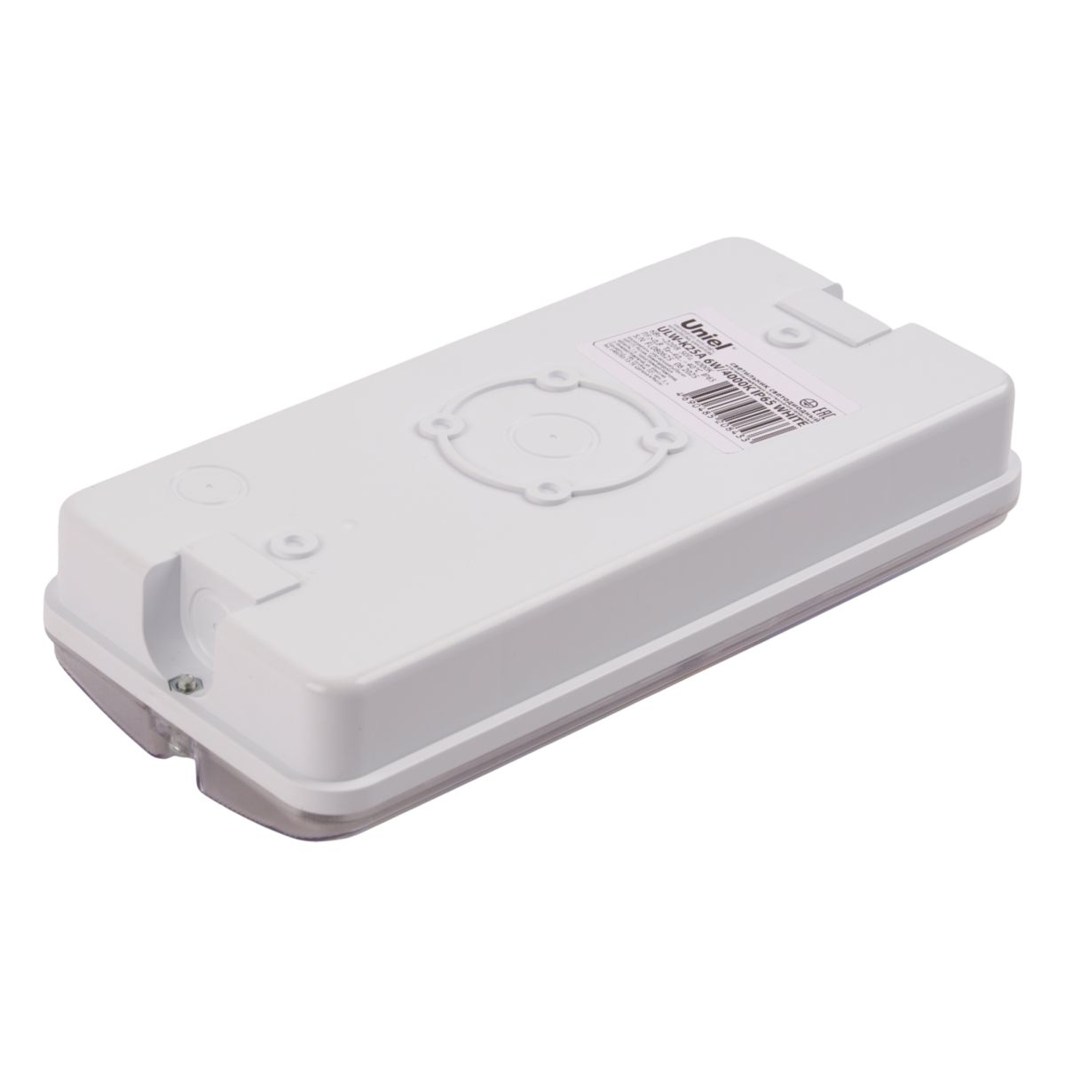 Светильник пылевлагозащищенный Uniel ULW-K25A 6W/4000K IP65 WHITE UL-00013350
