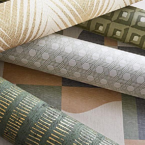 Обои Thibaut T12813 Cork Forest Olive Green