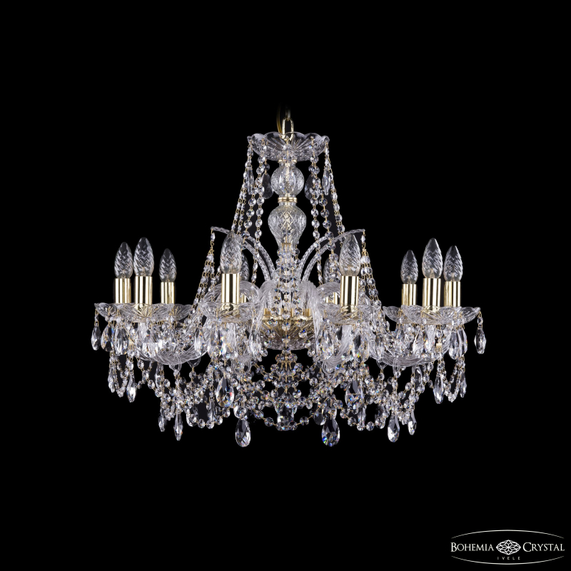Подвесная люстра Bohemia Ivele Crystal 1411/10/240 G