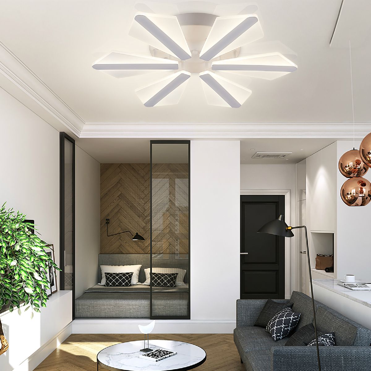 Потолочная люстра Natali Kovaltseva Led Light LED LAMPS 81165