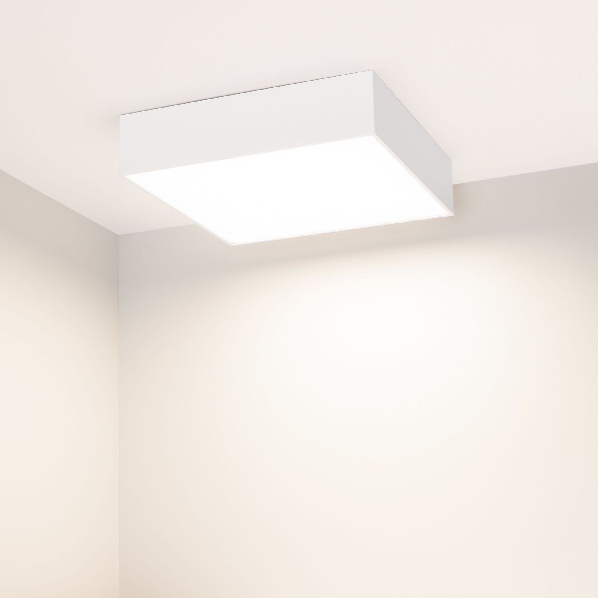 Потолочный светильник Arlight IM-QUADRO-EMERGENCY-3H-S250x250-28W Day4000 (WH, 120 deg, 230V) 041005