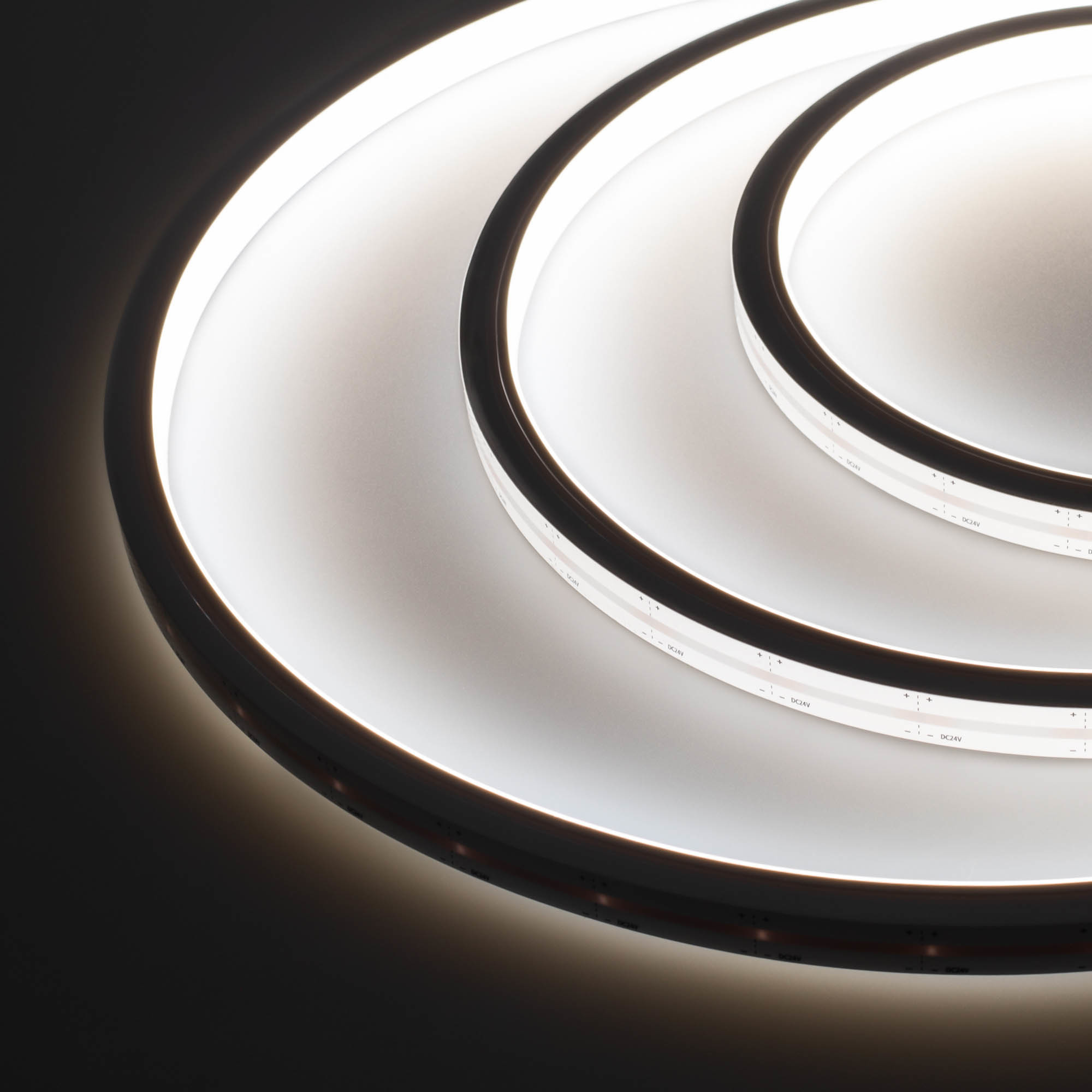 Лента герметичная Arlight MOONLIGHT-TOP-M252-13x12mm 24V White-MIX (12 W/m, IP67, 2216, 5m, Wire x1) 038605