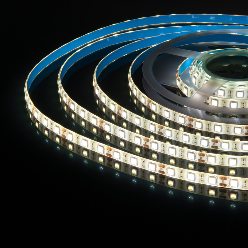Светодиодная лента Elektrostandard 12V 14,4W 60Led 5050 IP65 холодный белый, 5м 4690389038495