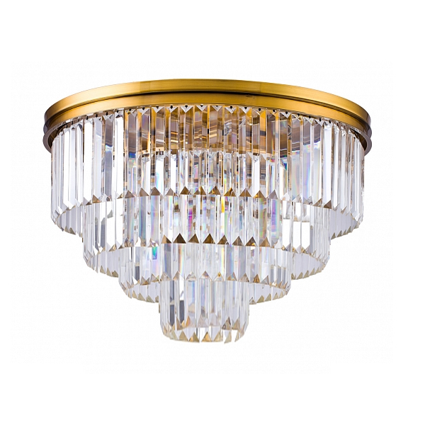Потолочная люстра DeLight Collection 1920s Odeon 9513C/600R gold/clear