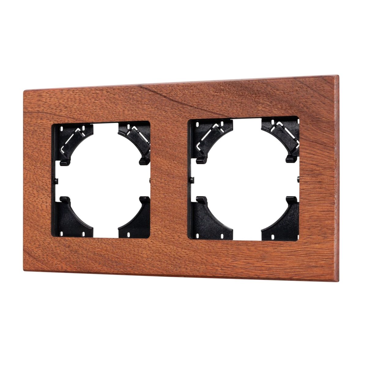 Рамка на 2 поста из натурального дерева Arlight FRM-XSILO-WD-2-NL 050871