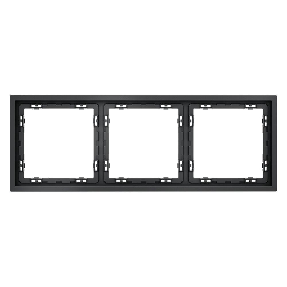 Рамка на 3 поста Voltum S70 VLS100307 (графит)