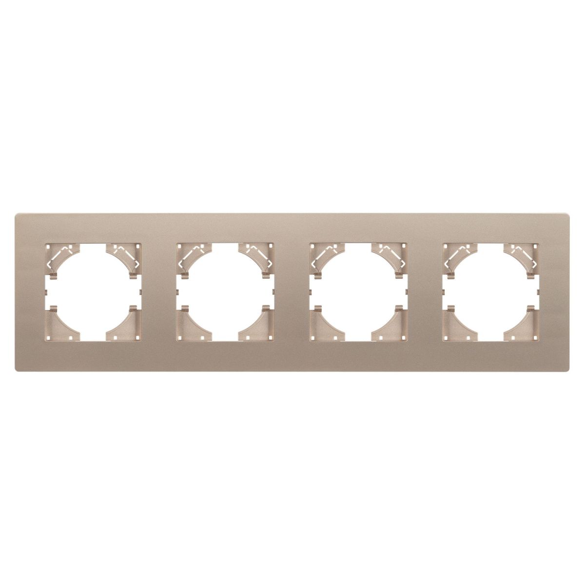 Рамка на 4 поста пластиковая Arlight FRM-PERIO-PL-4-GD 049761