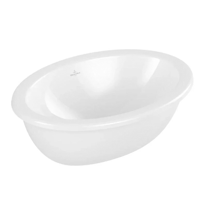 Villeroy&Boch Loop&Friends Раковина 48.5х32.5х21.5см., встраиваемая снизу, без отв., с переливом, цвет: альпийский белый