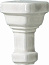 CERAMICHE GRAZIA ESSENZE PLUS Ang. Est. Par. Capitello Argentino Cr.