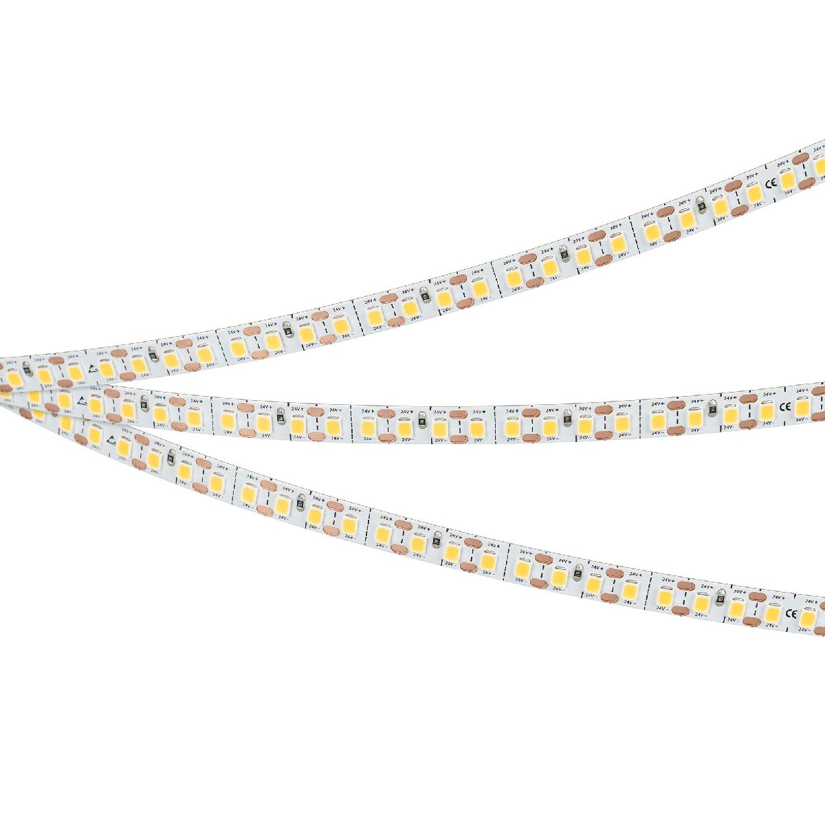 Светодиодная лента Arlight FC-A160-8mm 24V Warm2400-CX1 (14 W/m, IP20, 5m) 052936