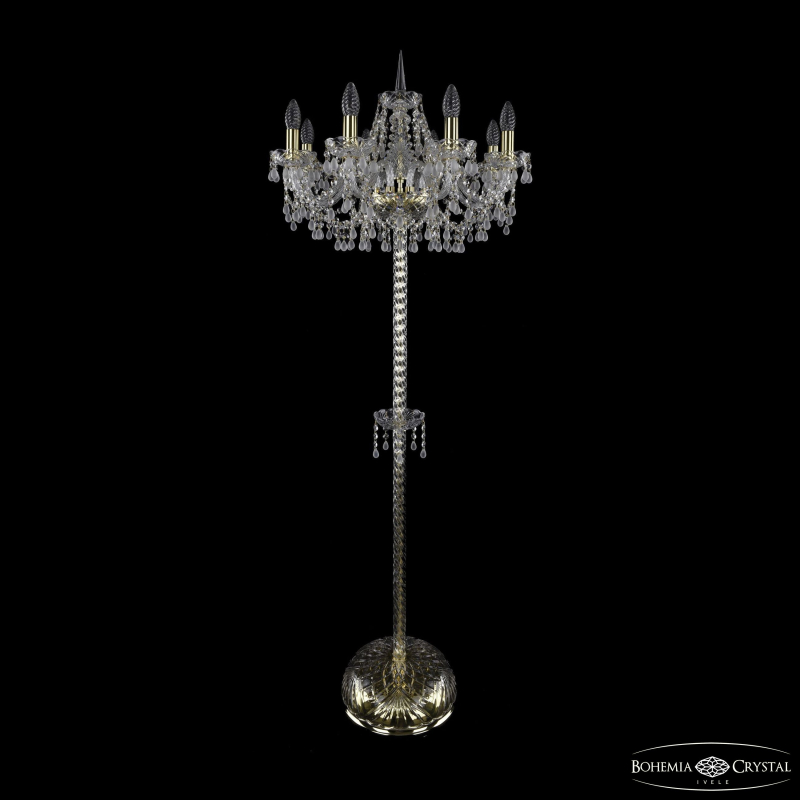 Торшер Bohemia Ivele Crystal 1410T2/8/195-160 G V0300