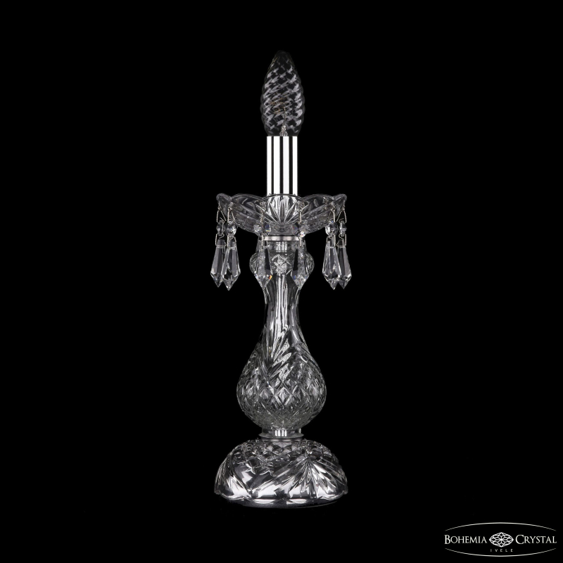 Настольная лампа Bohemia Ivele Crystal 1403L/1-31 Ni