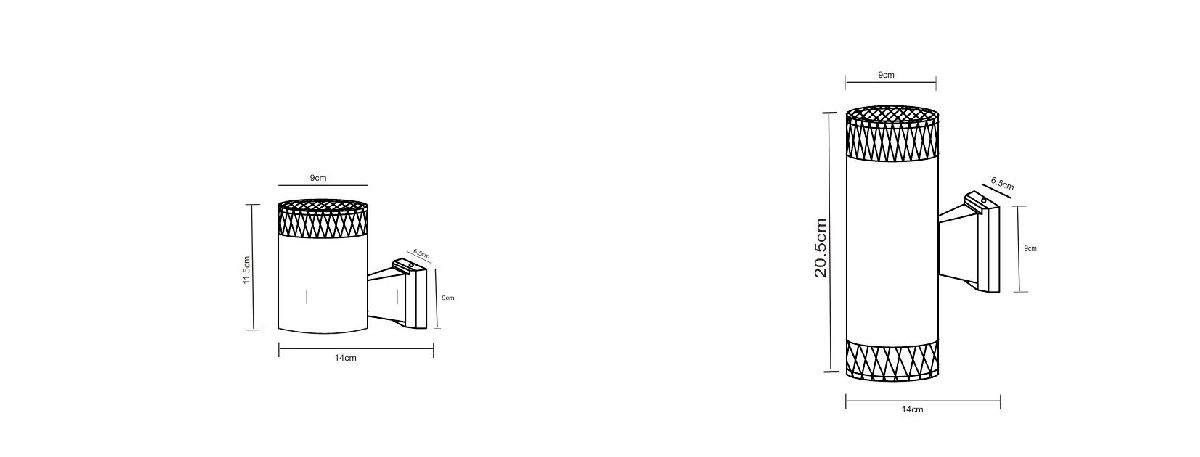 Уличный настенный светильник Arte Lamp Piautos A1926AL-1BK