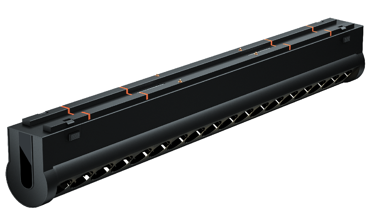 Трековый магнитный светильник iLedex Vision SMART 4825-041-L305-18W-36DG-BK