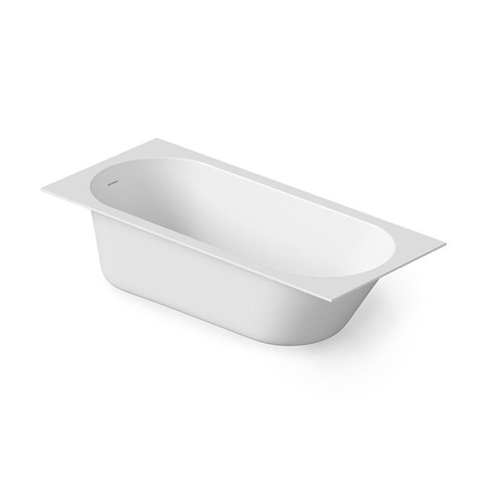 Dea Design Ease Ванна 170х75хh58см., встраиваемая, в комплекте ножки, интегр.слив/перелив в цвет ванны цвет: белый