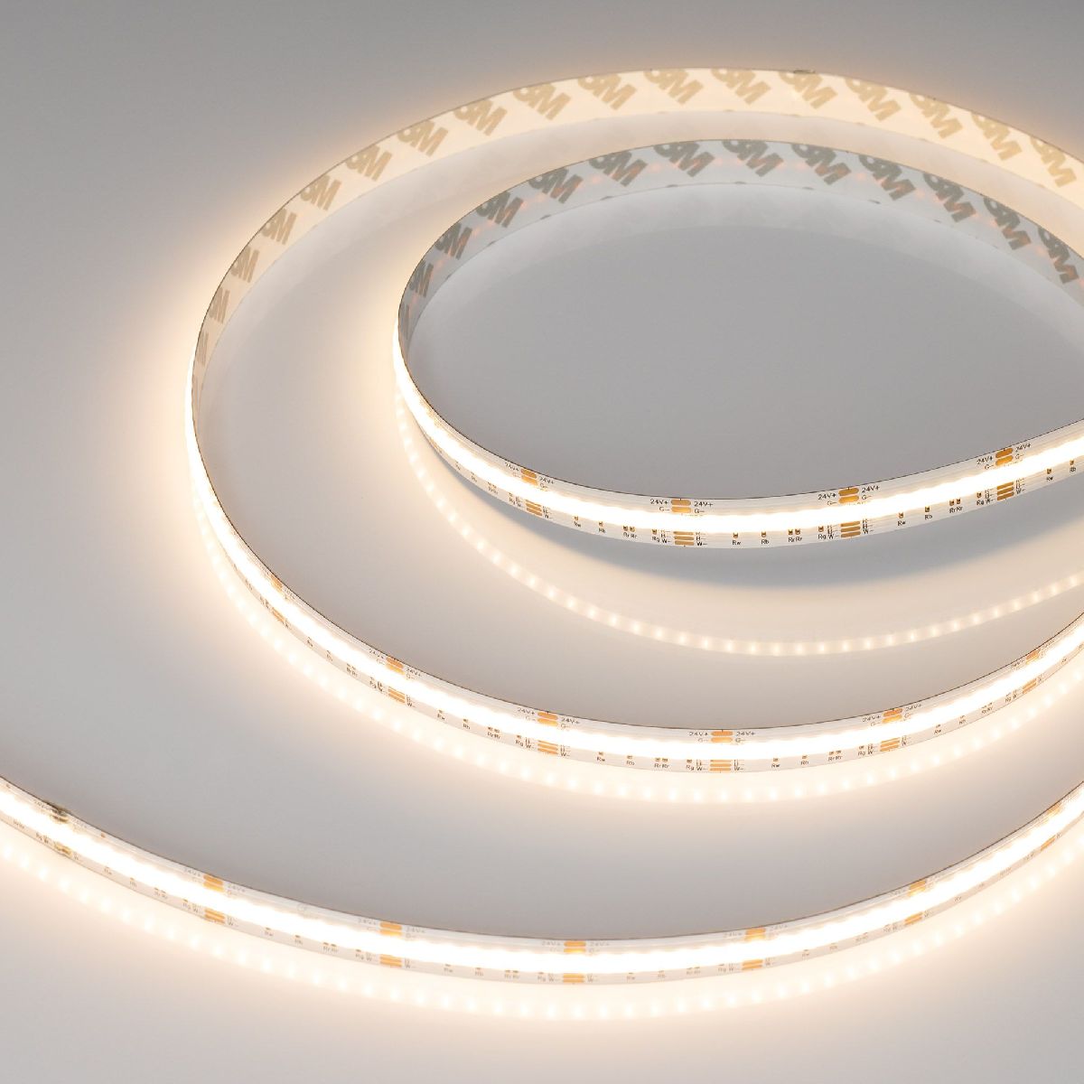 Светодиодная лента Arlight CSP-X840-12mm 24V RGBW-Warm (17.2 W/m, IP20, 5m) 046937