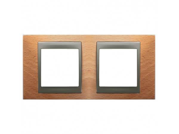 Рамка 2-постовая Schneider Electric Unica Top MGU66.004.298