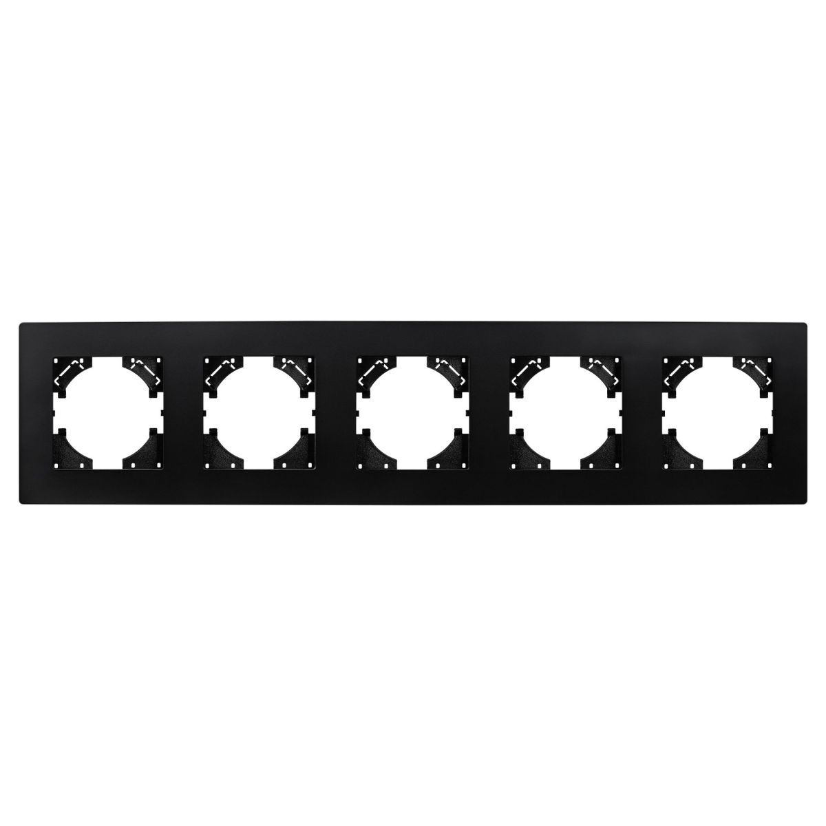 Рамка на 5 постов пластиковая Arlight FRM-PERIO-PL-5-BK 049763