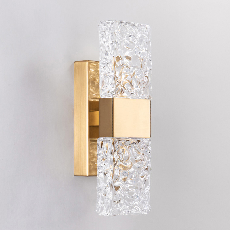Настенный светильник DeLight Collection Wall lamp 88068W gold/clear