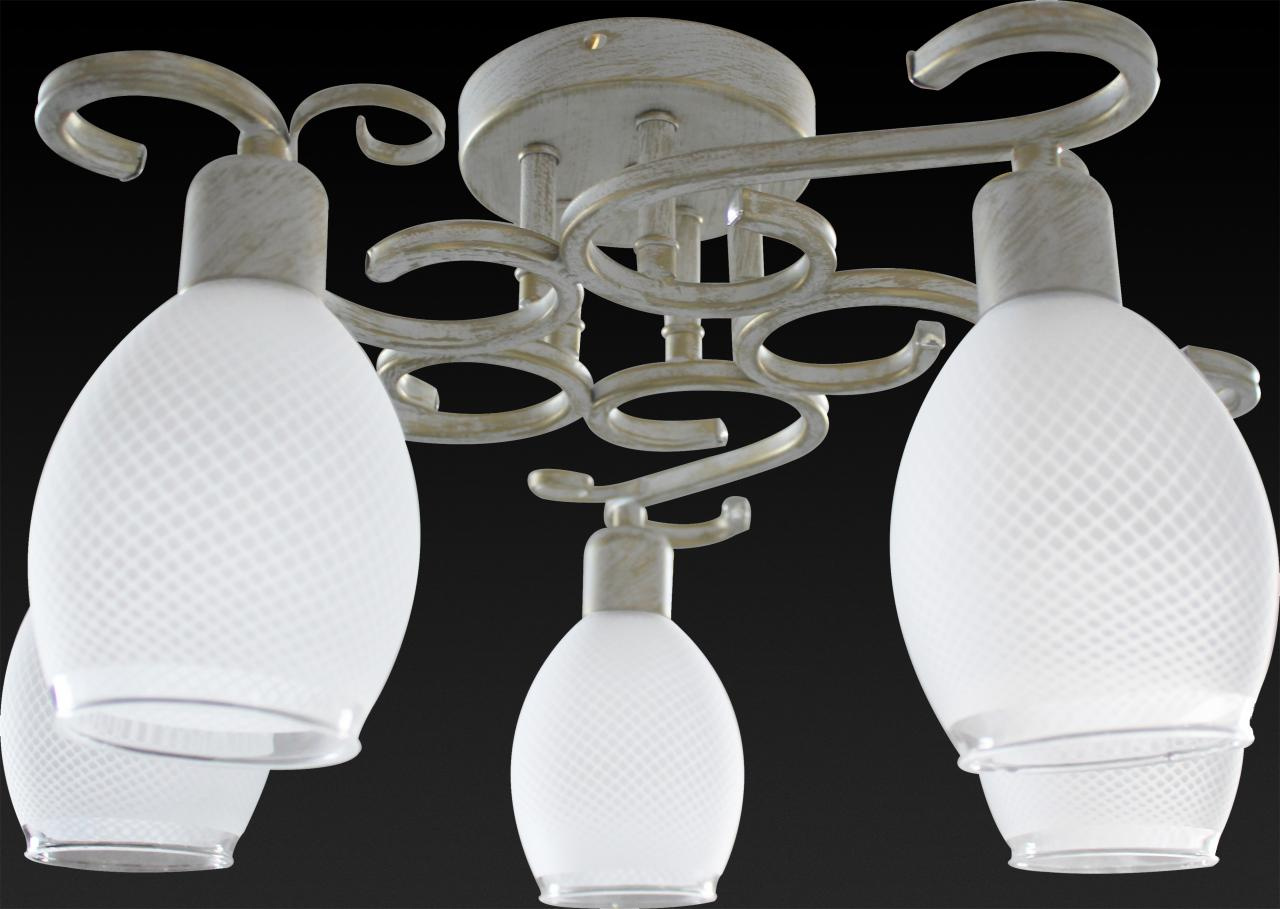 Потолочная люстра Toplight Loretta TL7360X-05WG