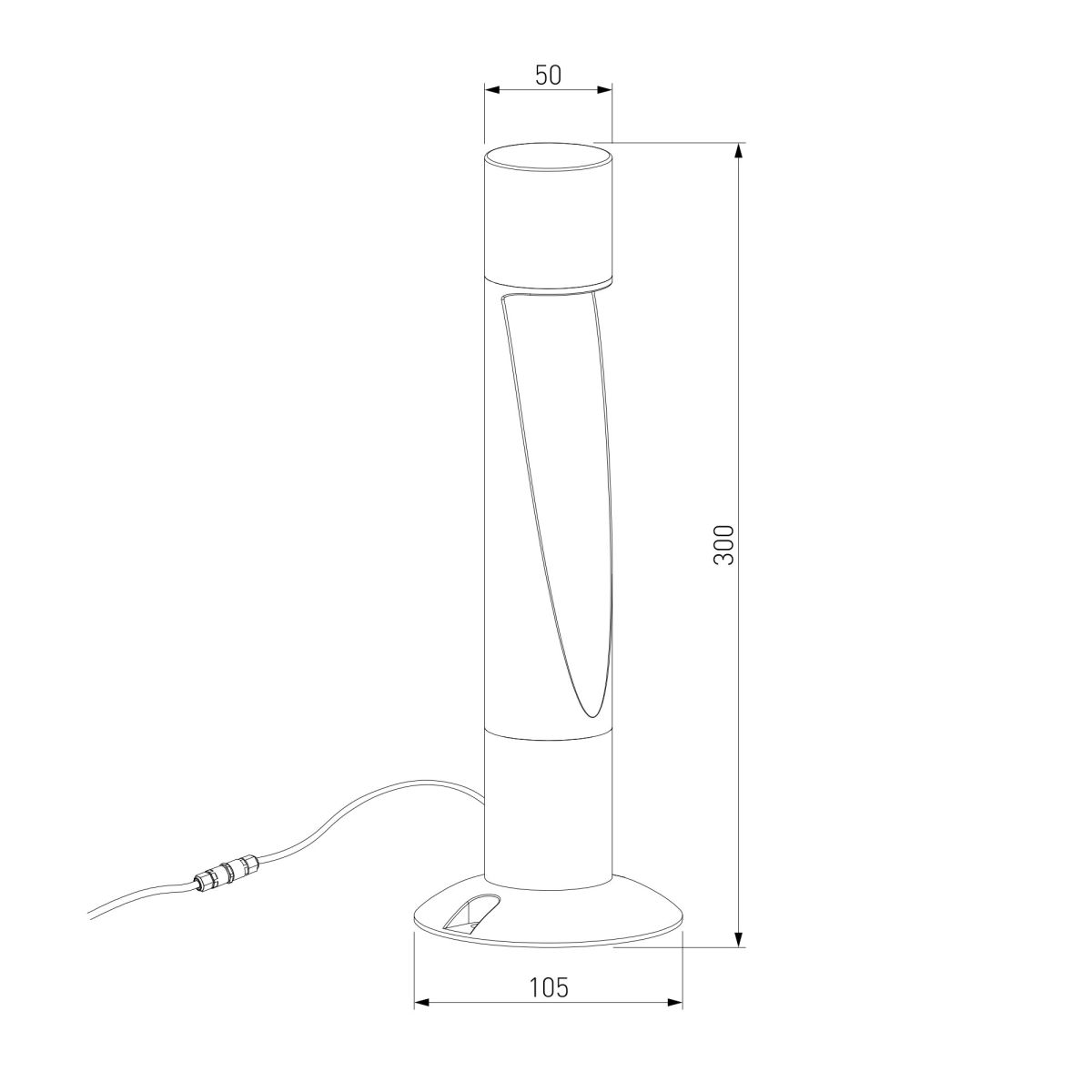 Ландшафтный светильник Elektrostandard Recess 35177/S черный 4690389219412 a072095