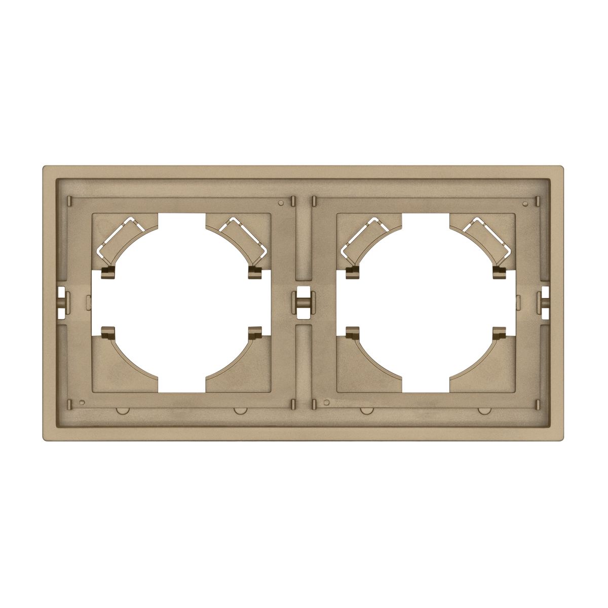 Рамка пластиковая на 2 поста Arlight FRM-TENDO-SFPL-2-GD 054647