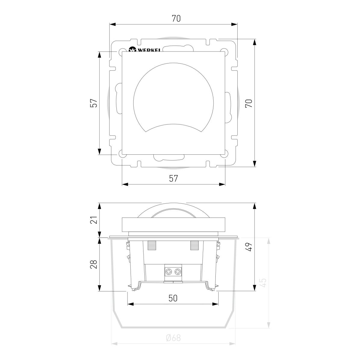 Встраиваемая подсветка Werkel Moon 4690389185571 W1154408 a060196