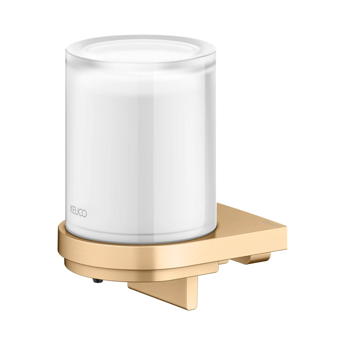 Keuco Collection Moll Дозатор для жидкого мыла, подвесной, цвет: brushed brass