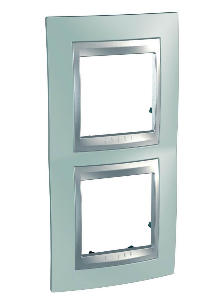 Рамка 2-постовая вертикальная Schneider Electric Unica Top MGU66.004V.094