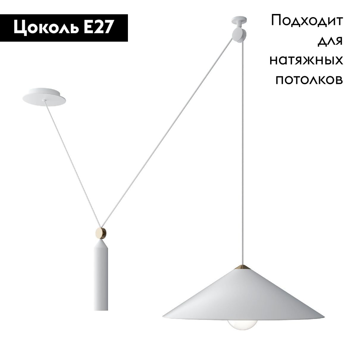 Подвесной светильник Maytoni Technical Peso P080PL-01W