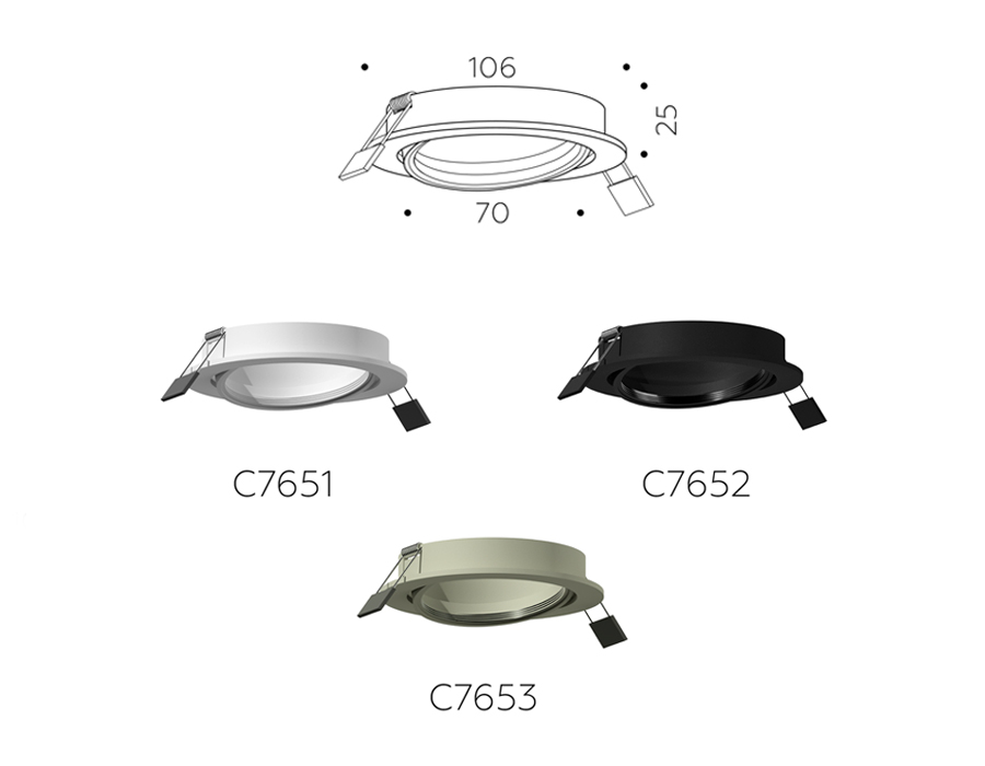 Корпус светильника Ambrella Light DIY Spot C7653