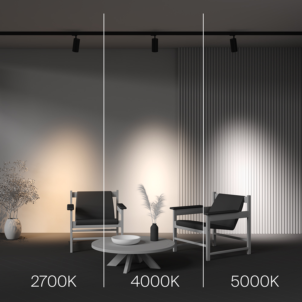 Трековый трехфазный светильник Maytoni Technical Focus Led TR197-3-40WCCT-M-B