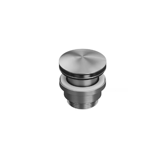 QuadroDesign Source Донный клапан Up & down, цвет: brushed stainless steel