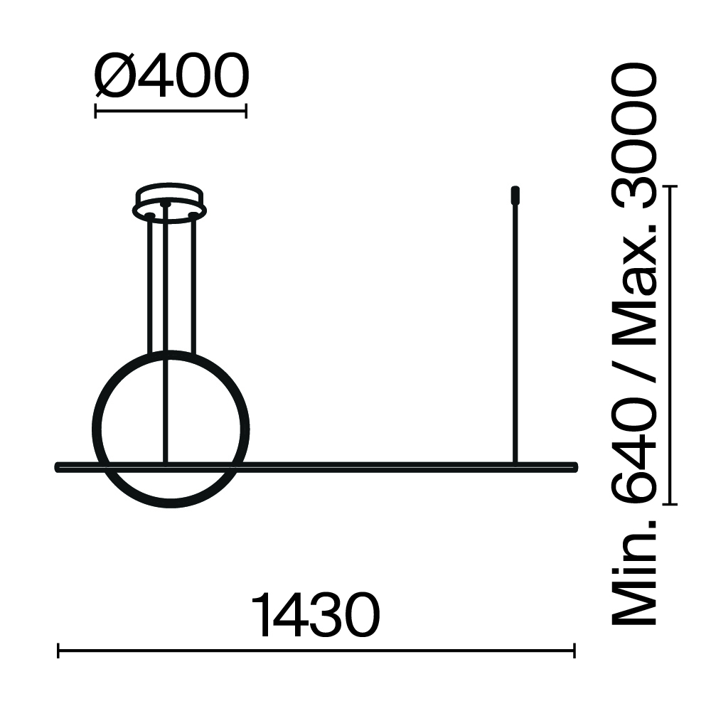 Подвесная люстра Maytoni Halo MOD247PL-L49BK