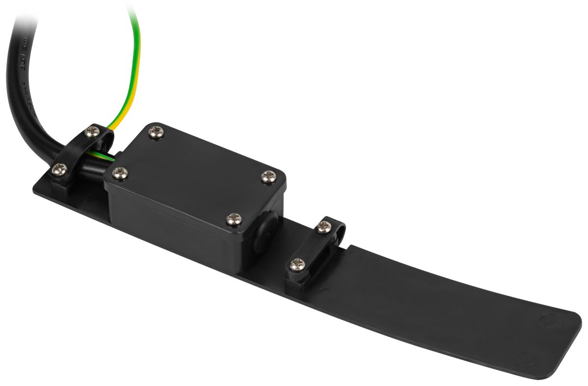 Ландшафтный светильник ЭРА Беллона GBF-103-1-BL-0450 230В Е27 IP54 черный с розеткой Б0071047
