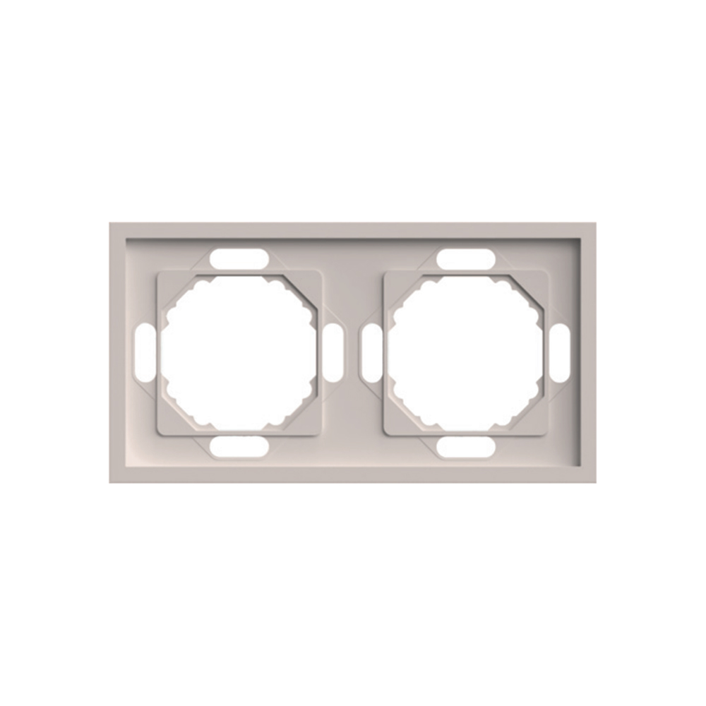 Рамка 2-местная Stekker Эмили PFR00-5002-08 серия Эмили кашемир soft touch 49911