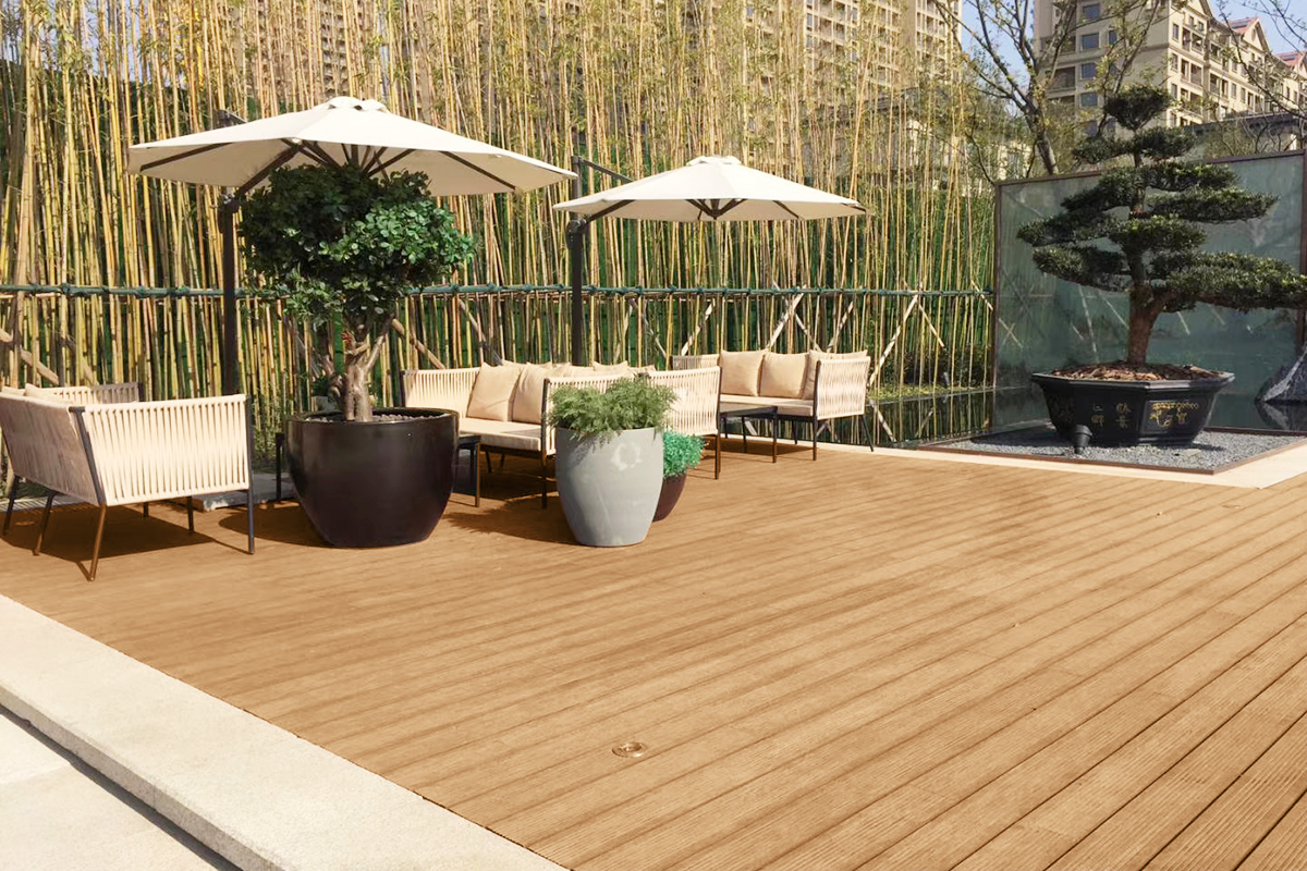 Террасная доска NauticPrime Бамбук / Bamboo, 140*20*2200мм