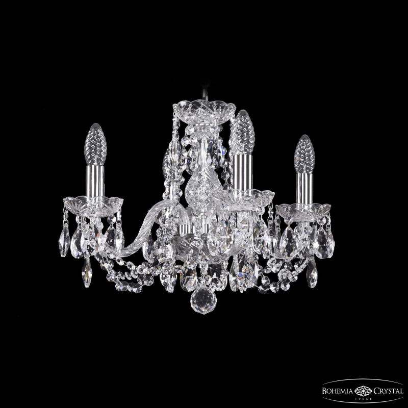 Подвесная люстра Bohemia Ivele Crystal 1402/4/141 Ni