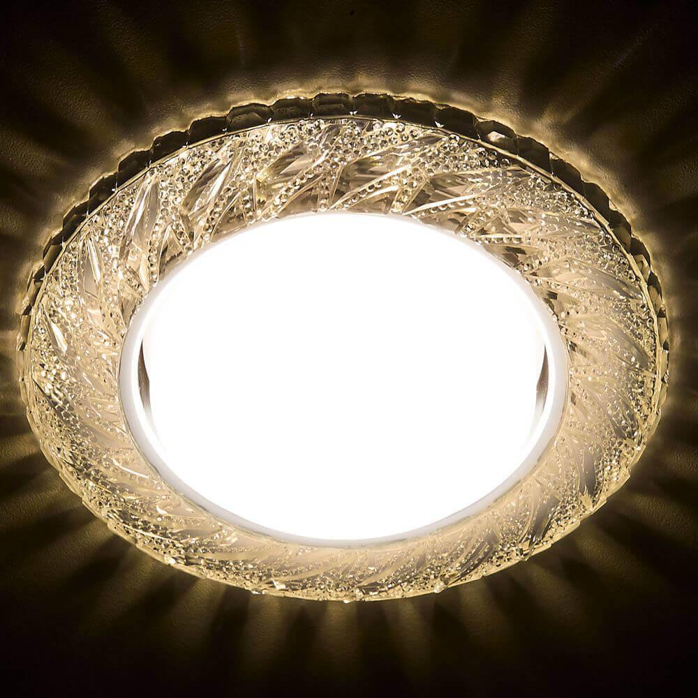 Встраиваемый светодиодный светильник Ambrella Light GX53 LED G303 CL/CLD