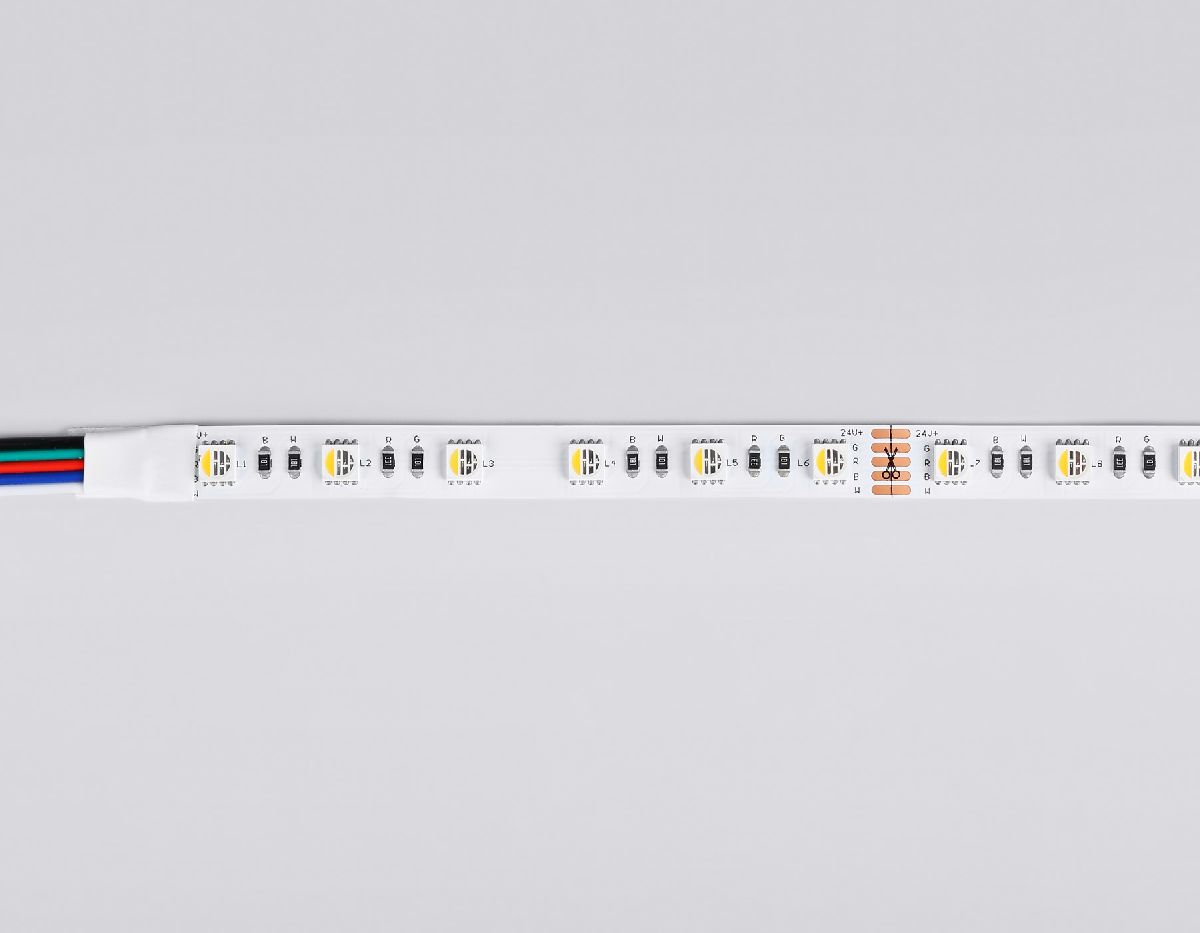 Светодиодная лента Ambrella Light LED Strip 24В 5050 10Вт/м RGBW+3000K 5м IP20 GS4401