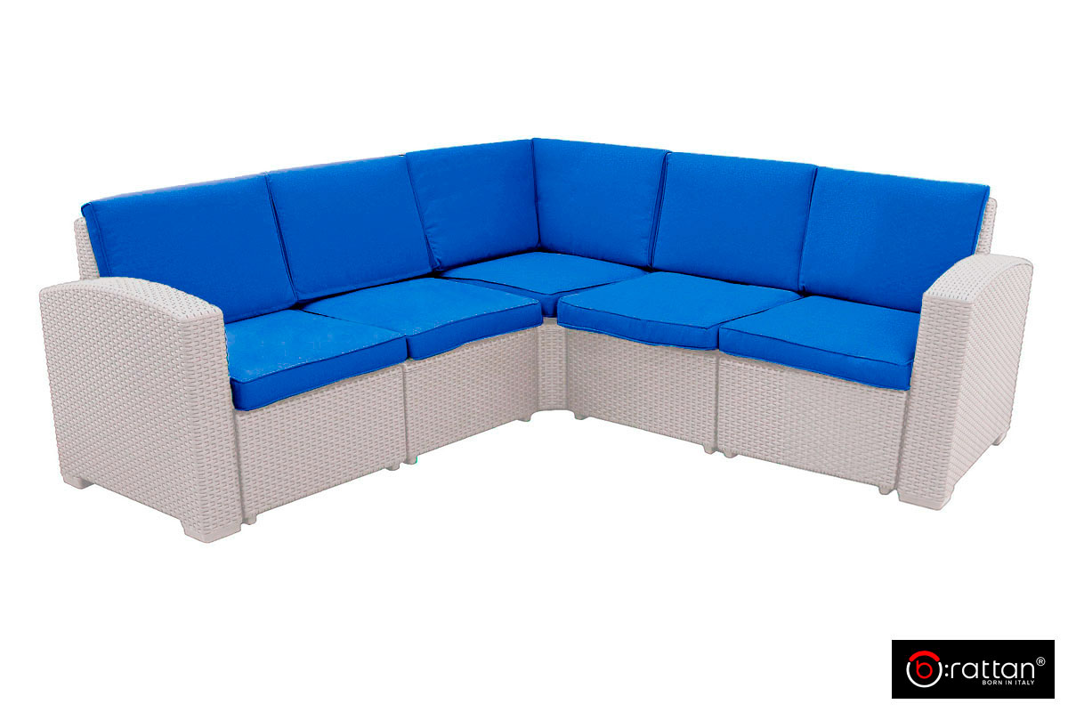 Комплект мебели Раттан Премиум Корнер / Rattan Premium Corner, серый