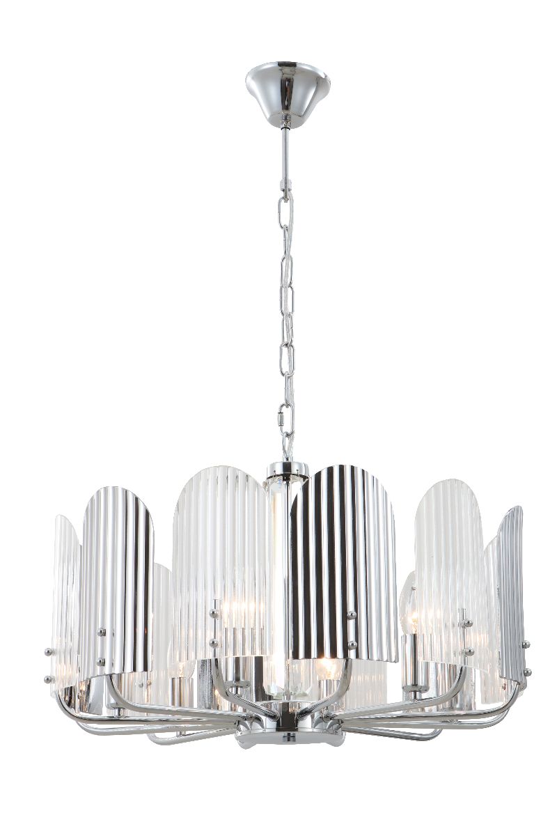 Подвесная люстра iLamp Dolce 15571-6 CR+MULT