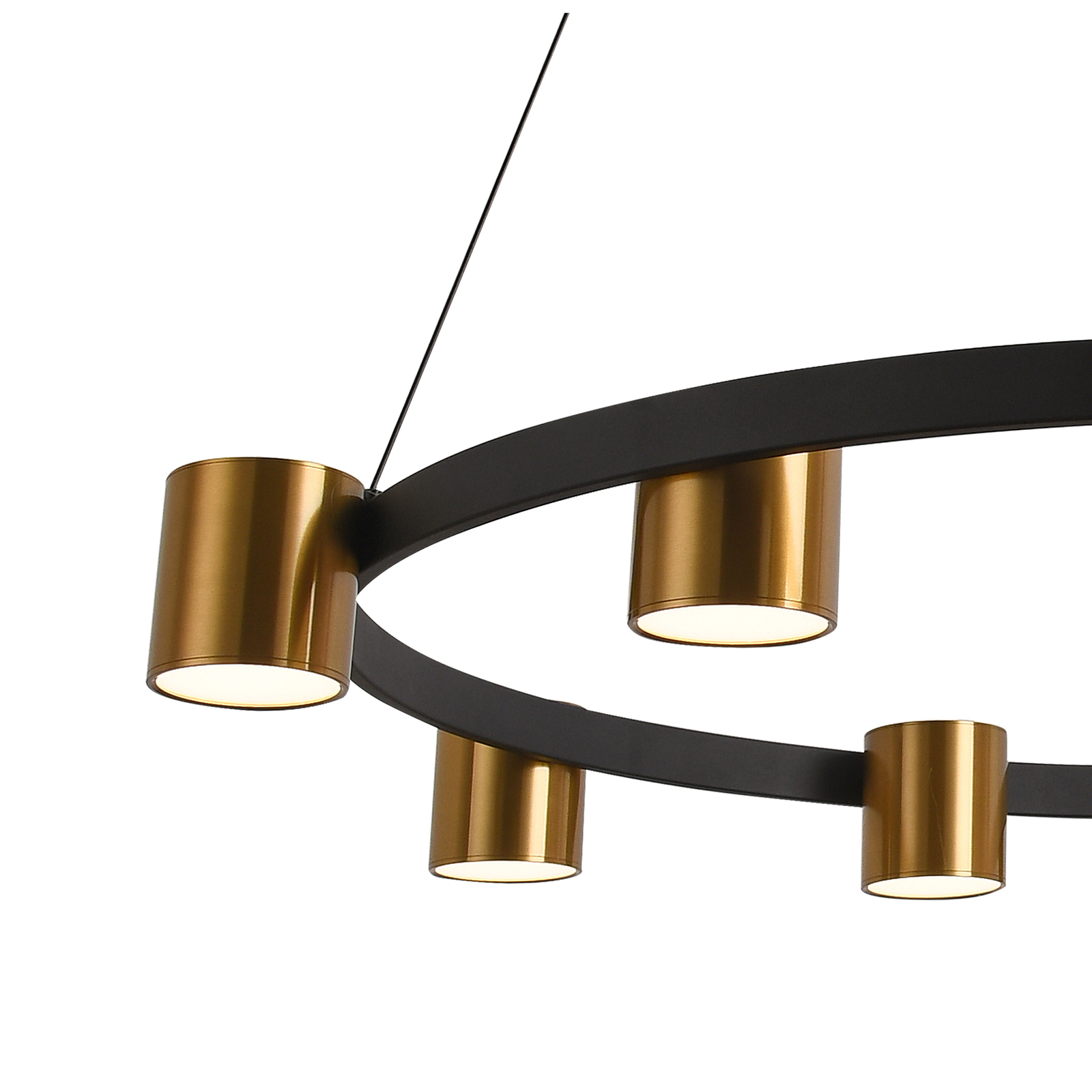 Подвесная люстра Natali Kovaltseva LED LAMPS 81129/7C BRASS BLACK