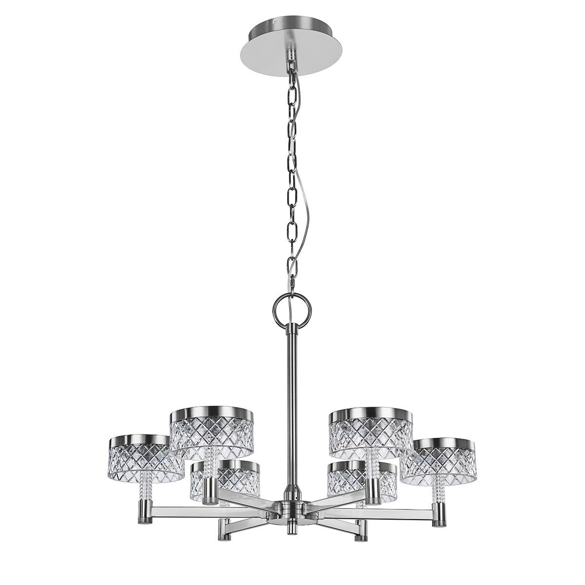 Подвесная люстра Delight Collection MD21020075 MD21020075-6A chrome