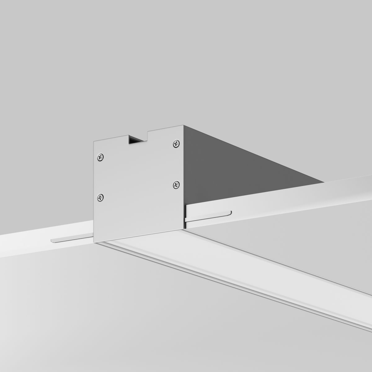 Комплект заглушек для профиля 7236 2шт Maytoni Led Strip ALM-7236T-S-EC 642083