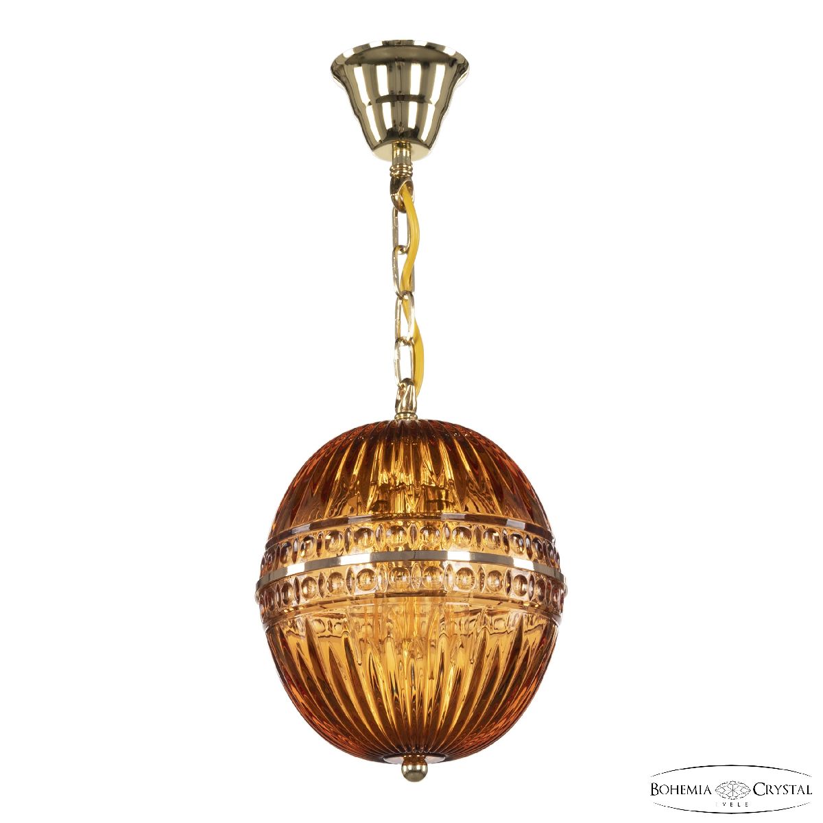 Подвесной светильник Bohemia Ivele Crystal 5479/20 G Amber/M-1G