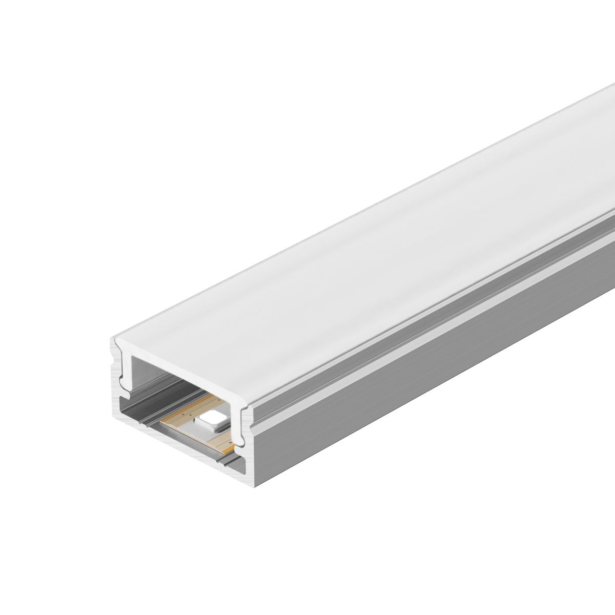 Набор для светодиодной подсветки Arlight ARL-KIT-SLIM-FC 24V Day4000 (14 W/m, IP20, 2m) (Алюминий+пластик) 053437