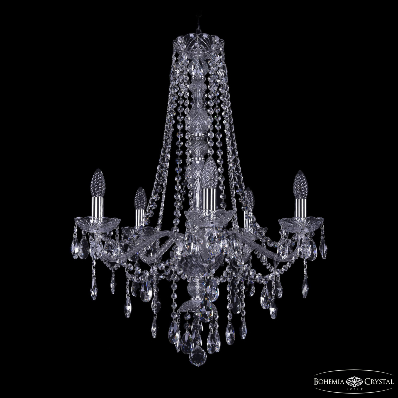 Подвесная люстра Bohemia Ivele Crystal 1415/5/200/h-75 Ni