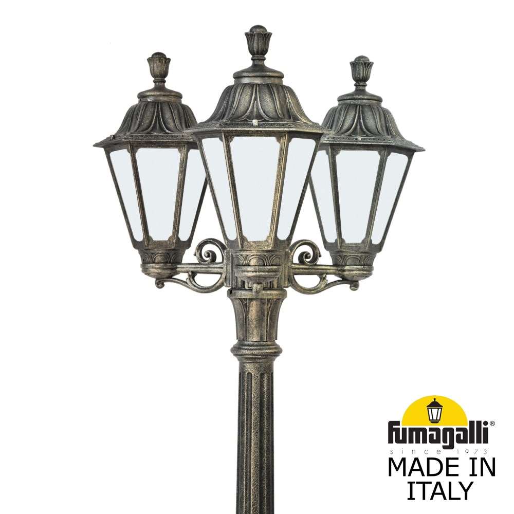 Садово-парковый светильник Fumagalli ARTU BISSO/RUT 3L E26.158.S30.BYE27