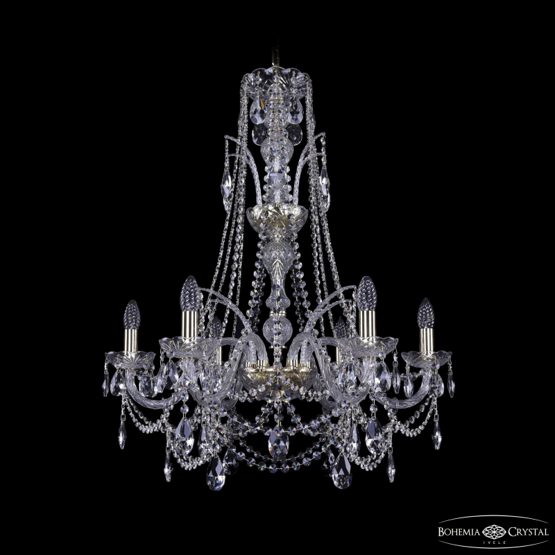 Подвесная люстра Bohemia Ivele Crystal 1411/6/240/XL-83 G